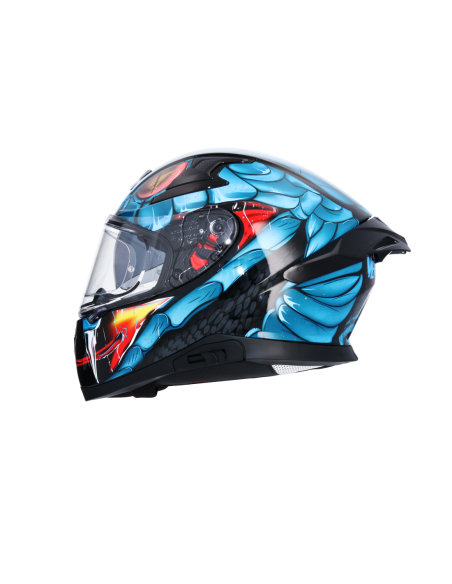 Casco AXOR Apex Venomous DV Negro/Azul