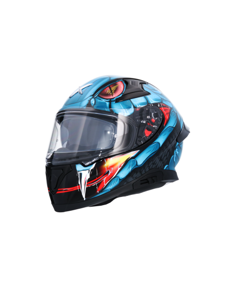 Casco AXOR Apex Venomous DV Negro/Azul