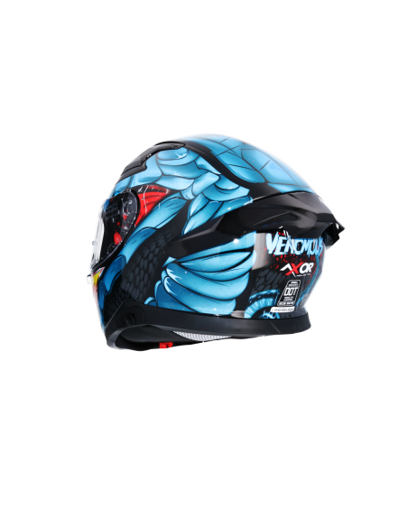 Casco AXOR Apex Venomous DV Negro/Azul