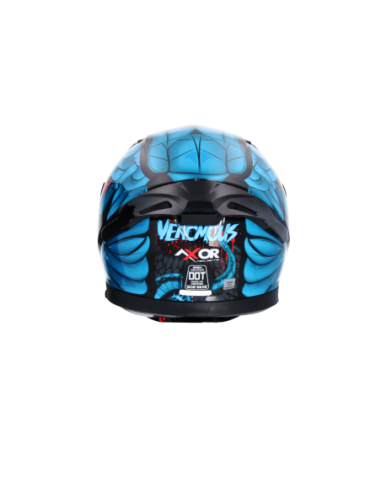 Casco AXOR Apex Venomous DV Negro/Azul