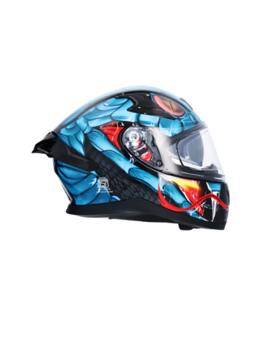 Casco AXOR Apex Venomous DV Negro/Azul