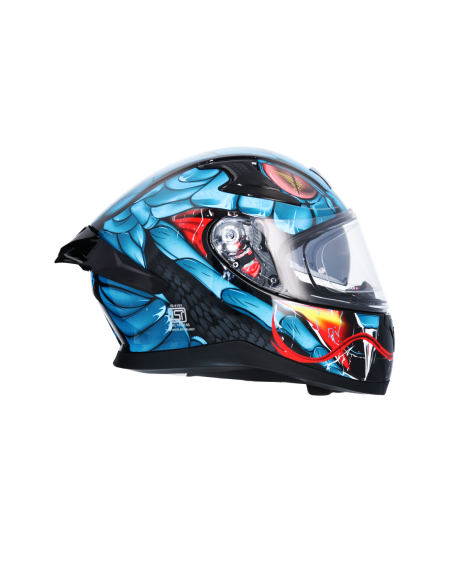 Casco AXOR Apex Venomous DV Negro/Azul