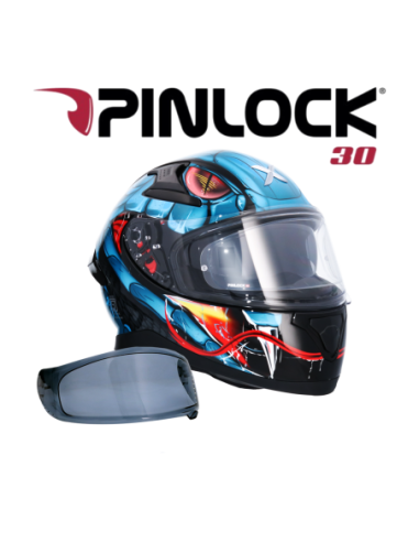 Casco AXOR Apex Venomous DV Negro/Azul