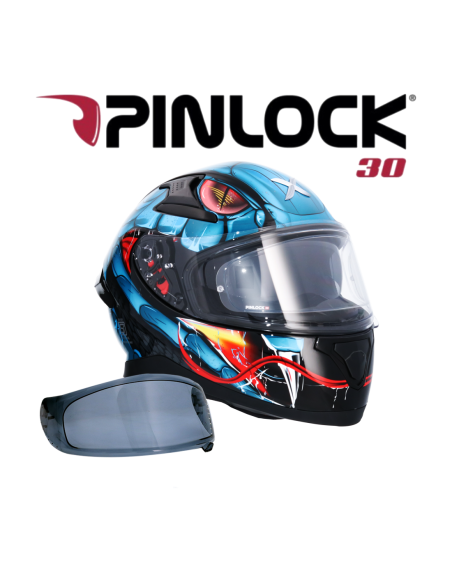 Casco AXOR Apex Venomous DV Negro/Azul