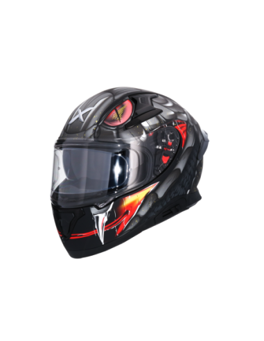 Casco AXOR Apex Venomous DV Negro Mate/Gris