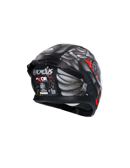 Casco AXOR Apex Venomous DV Negro Mate/Gris
