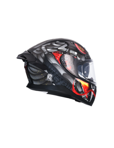 Casco AXOR Apex Venomous DV Negro Mate/Gris