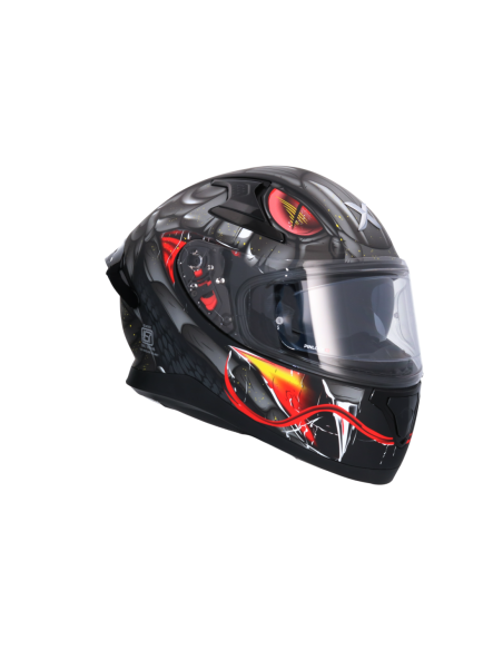 Casco AXOR Apex Venomous DV Negro Mate/Gris