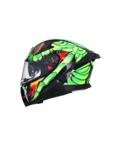 Casco AXOR Apex Venomous DV Negro/Verde