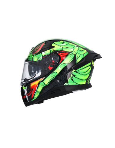 Casco AXOR Apex Venomous DV Negro/Verde