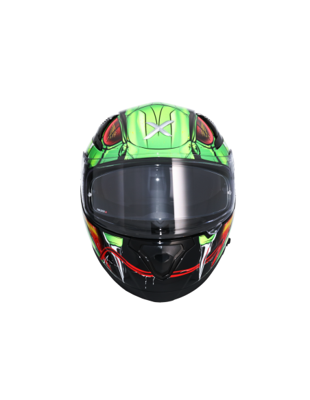 Casco AXOR Apex Venomous DV Negro/Verde