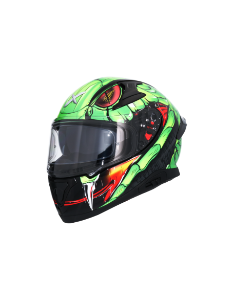 Casco AXOR Apex Venomous DV Negro/Verde