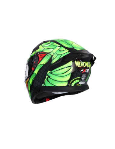 Casco AXOR Apex Venomous DV Negro/Verde