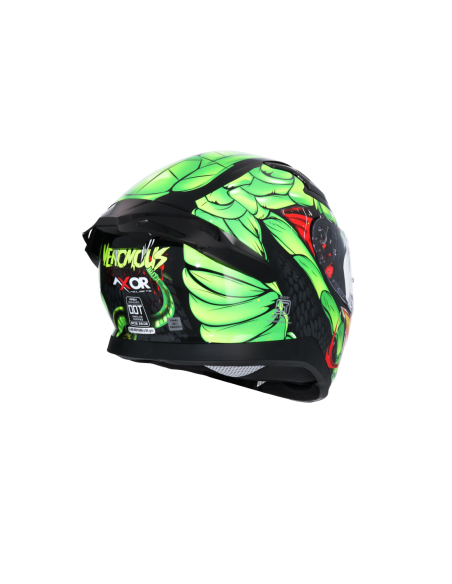 Casco AXOR Apex Venomous DV Negro/Verde
