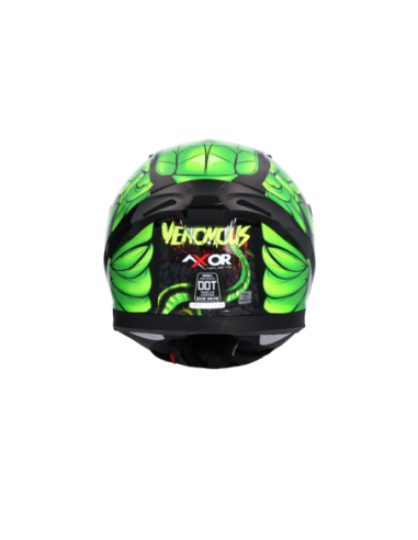 Casco AXOR Apex Venomous DV Negro/Verde
