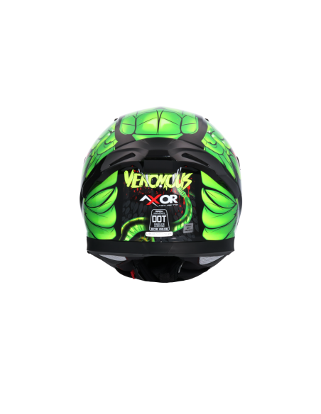 Casco AXOR Apex Venomous DV Negro/Verde