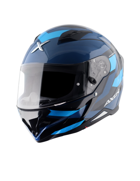 Casco AXOR Hunter Cornet Negro/Azul | Tecnoescape Bike