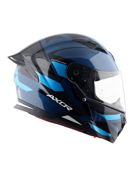 Casco AXOR Hunter Cornet Negro/Azul | Tecnoescape Bike
