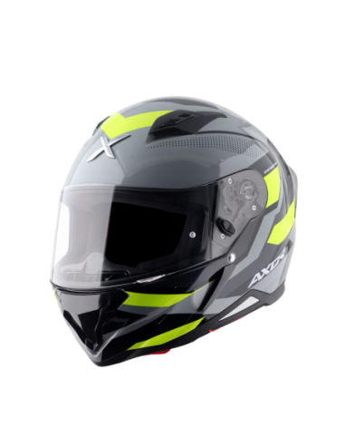 Casco AXOR Hunter Cornet Negro Mate/Amarillo Flúor | Tecnoescape Bike