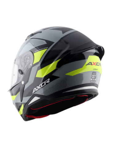 Casco AXOR Hunter Cornet Negro Mate/Amarillo Flúor | Tecnoescape Bike