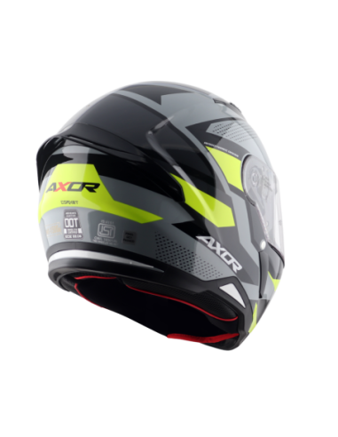 Casco AXOR Hunter Cornet Negro Mate/Amarillo Flúor | Tecnoescape Bike