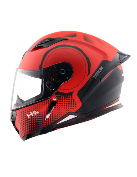 Casco AXOR Hunter Spear Negro/Rojo | Tecnoescape Bike
