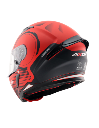 Casco AXOR Hunter Spear Negro/Rojo | Tecnoescape Bike