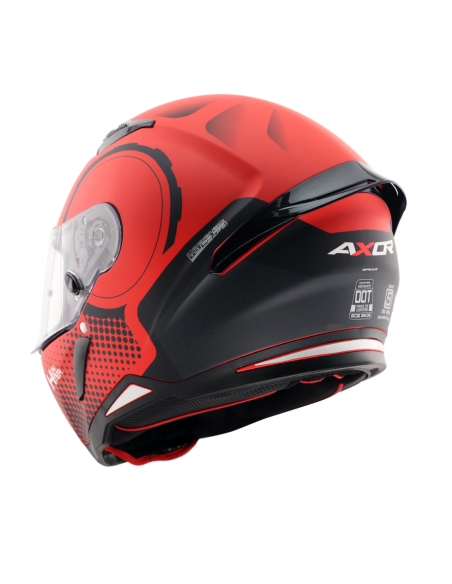 Casco AXOR Hunter Spear Negro/Rojo | Tecnoescape Bike
