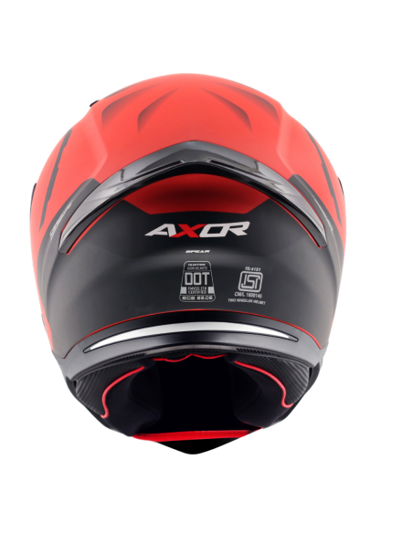 Casco AXOR Hunter Spear Negro/Rojo | Tecnoescape Bike