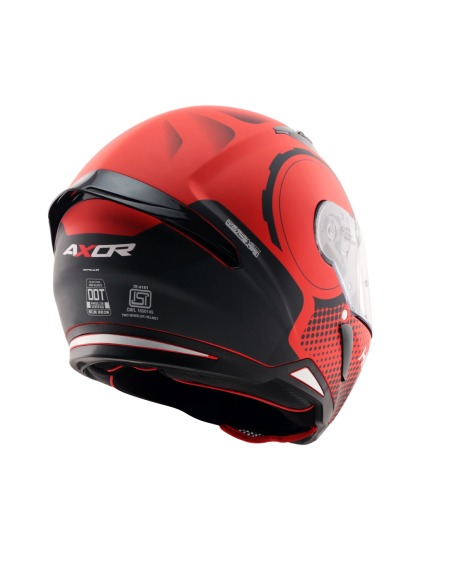 Casco AXOR Hunter Spear Negro/Rojo | Tecnoescape Bike