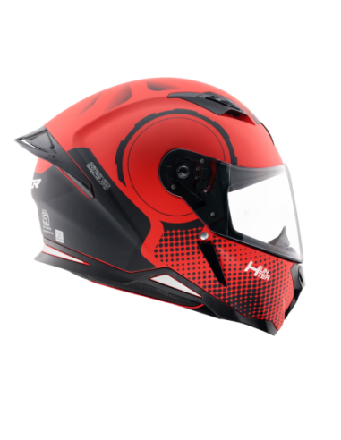 Casco AXOR Hunter Spear Negro/Rojo | Tecnoescape Bike
