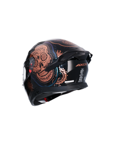 Casco AXOR Apex Trance Negro/Oro | Tecnoescape Bike
