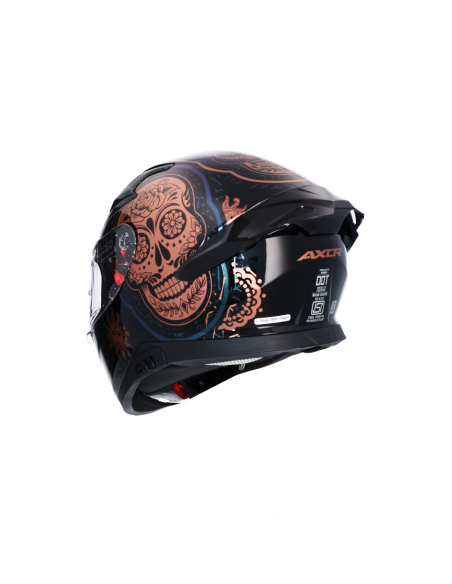Casco AXOR Apex Trance Negro/Oro | Tecnoescape Bike