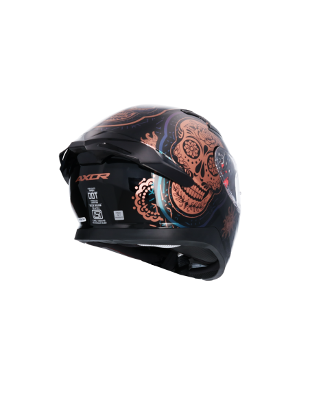 Casco AXOR Apex Trance Negro/Oro | Tecnoescape Bike