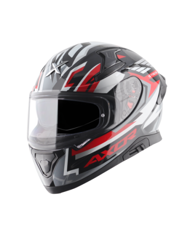 Casco AXOR Apex Streak Negro/Rojo | Tecnoescape Bike
