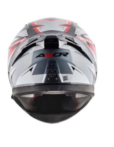 Casco AXOR Apex Streak Negro/Rojo | Tecnoescape Bike