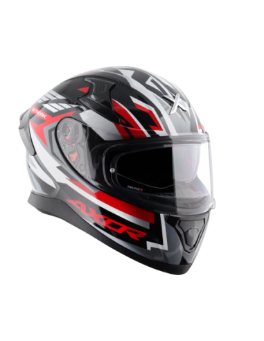 Casco AXOR Apex Streak Negro/Rojo | Tecnoescape Bike