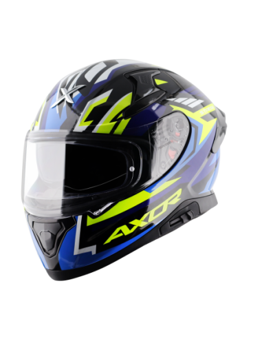 Casco AXOR Apex Streak Negro/Azul | Tecnoescape Bike