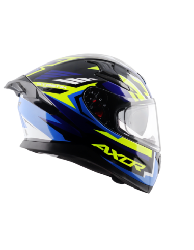 Casco AXOR Apex Streak Negro/Azul | Tecnoescape Bike