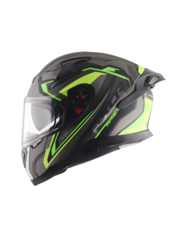 Casco AXOR Apex Road Trip Negro Mate/Amarillo Flúor | Tecnoescape Bike