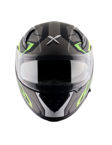 Casco AXOR Apex Road Trip Negro Mate/Amarillo Flúor | Tecnoescape Bike