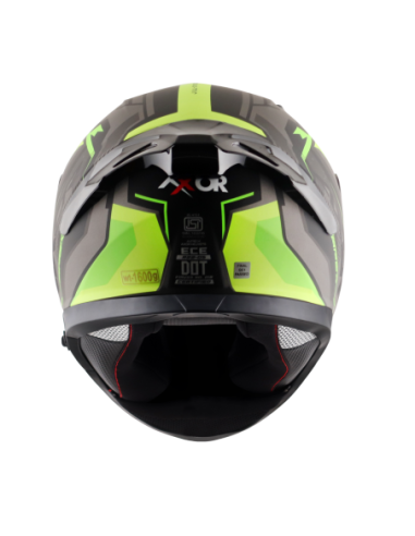Casco AXOR Apex Road Trip Negro Mate/Amarillo Flúor | Tecnoescape Bike