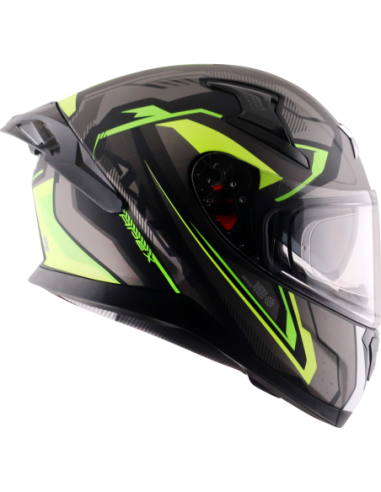 Casco AXOR Apex Road Trip Negro Mate/Amarillo Flúor | Tecnoescape Bike