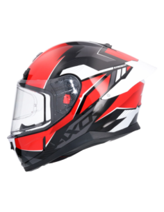 Casco integral AXOR Saber Shadow Negro/Rojo | Tecnoescape Bike