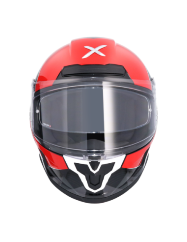 Casco integral AXOR Saber Shadow Negro/Rojo | Tecnoescape Bike