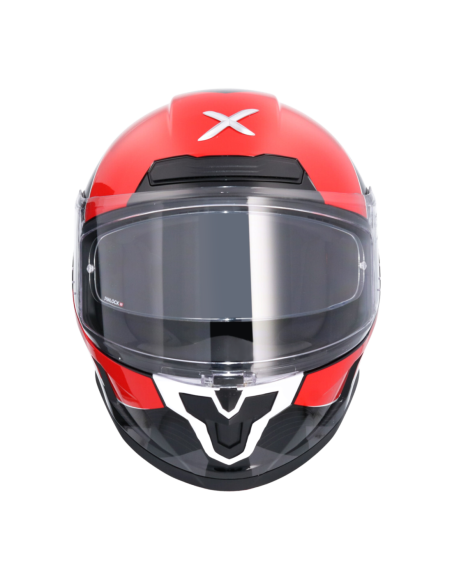 Casco integral AXOR Saber Shadow Negro/Rojo | Tecnoescape Bike