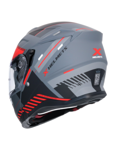 Casco integral AXOR Saber Shadow Negro/Rojo | Tecnoescape Bike