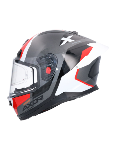 Casco integral AXOR Saber Spark Negro/Rojo | Tecnoescape Bike