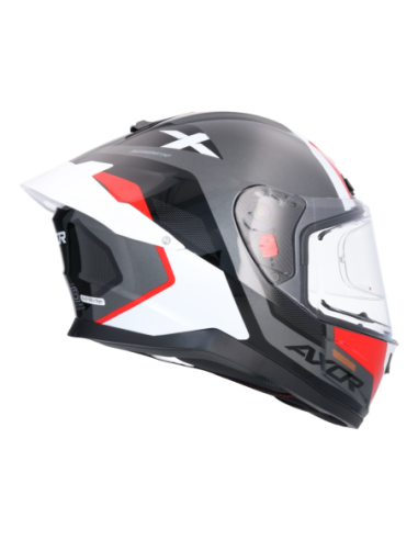 Casco integral AXOR Saber Spark Negro/Rojo | Tecnoescape Bike