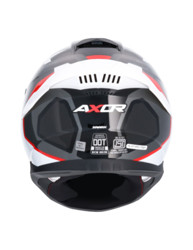 Casco integral AXOR Saber Spark Negro/Rojo | Tecnoescape Bike